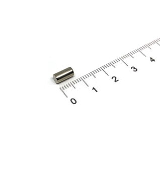 Staafmagneet 4x8 mm N35