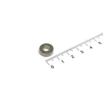 ringmagneet neodymium 12x6x4 mm