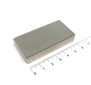 blokmagneet neodymium 60x30x10 mm