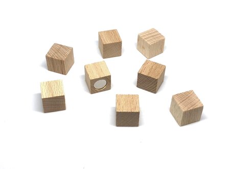 magneetblokjes hout