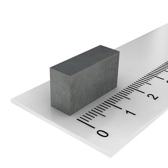 18x10x6 mm ferriet blokmagneet