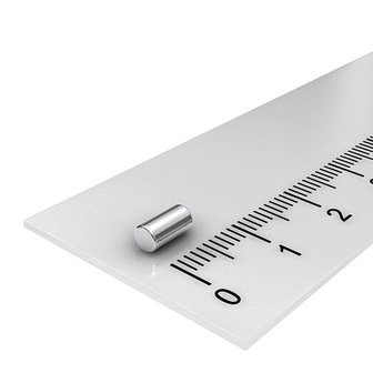 3x6 mm neodymium staafmagneet