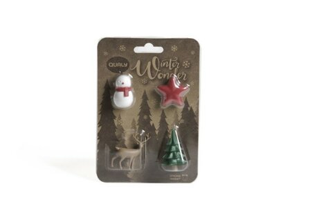 sneeuwpop kerstboom magneten