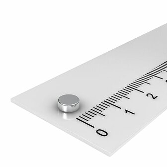 5x2 mm neodymium schijfmagneet