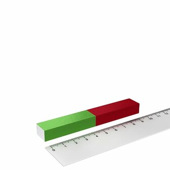 Staafmagneet rechthoekig 100x15x10 mm