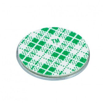 Metalen schijf 60 mm met foam zelfklevende laag