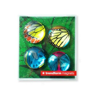 magneten vlinders trendform glas 