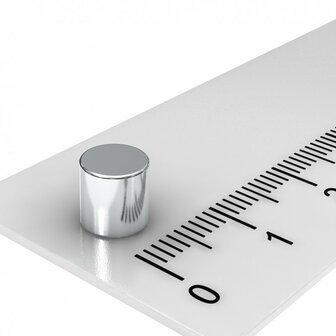 schijf 6x6 mm neodymium N48 