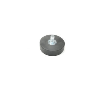 rubber pot magnet 22 mm stud