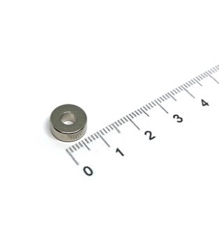 ringmagneet neodymium 10x4x4 mm