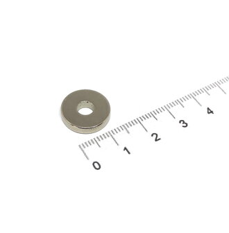 ringmagneet neodymium 15x3x5 mm