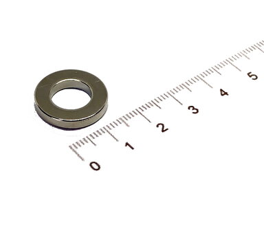 neodymium ringmagneet 18 x 3 met gat 10 mm