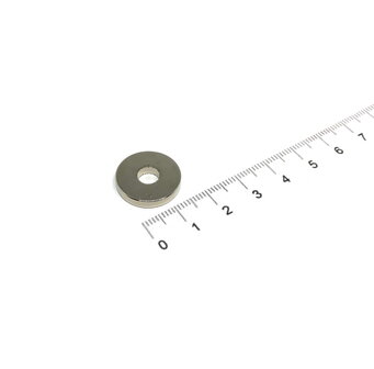 ringmagneet neodymium 18x6x3 mm