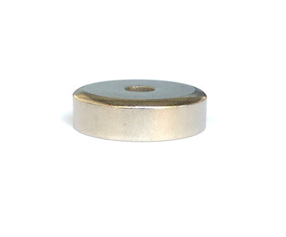 neodymium pot magneet schroefgat 25 mm