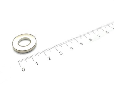 ringmagneet neodymium 20x10x3 mm