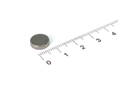 Neodymium schijfmagneet 10x2,5 mm N35