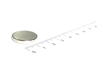 neodymium schijfmagneet 20x3 mm  n35