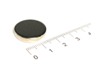 schijfmagneet 20x4 mm neodymium rond