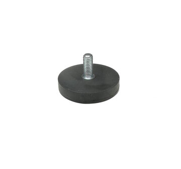 magneet met rubber pot m5 buitendraad