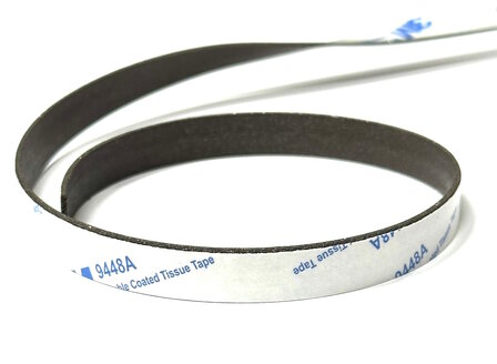 Magneetband zelfklevend neodymium 15 mm x 1 mm 