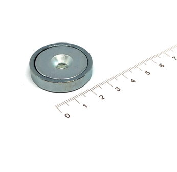 Potmagneet neodymium schroefgat 32 mm