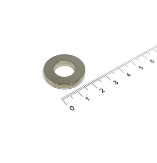 ringmagneet neodymium 24x12x4 mm