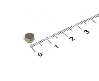 Schijfmagneet 5x3 mm neodymium N40