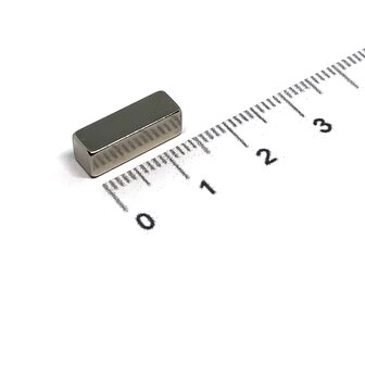 blokmagneet neodymium 15x5x5 mm