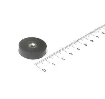 rubber potmagneet 22 mm M4