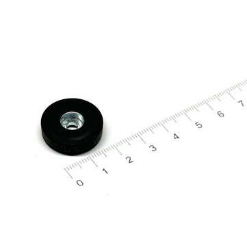 22 mm potmagneet rubber