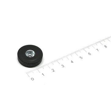 rubber magneet 22 mm om te schroeven