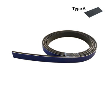 Zelfklevend magneetband met foam kleeflaag 12,7 mm A
