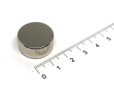Schijfmagneet 22x10 mm N52