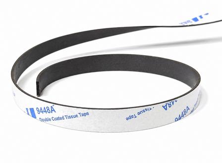 Zelfklevend neodymium magneetband 10 x 0,5 mm