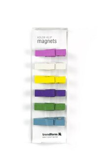 Gekleurde wasknijpers magneten