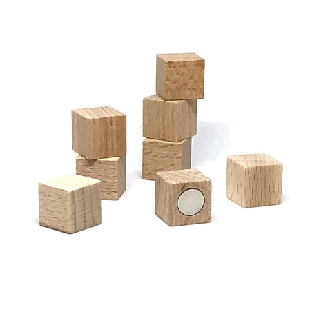 houten magnetische blokjes