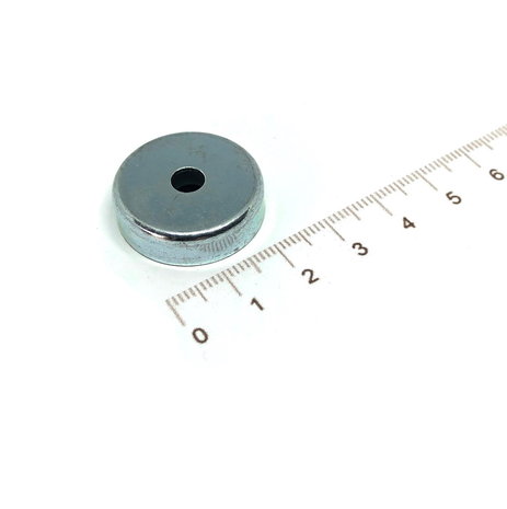 keramische potmagneet 25 mm schroefgat