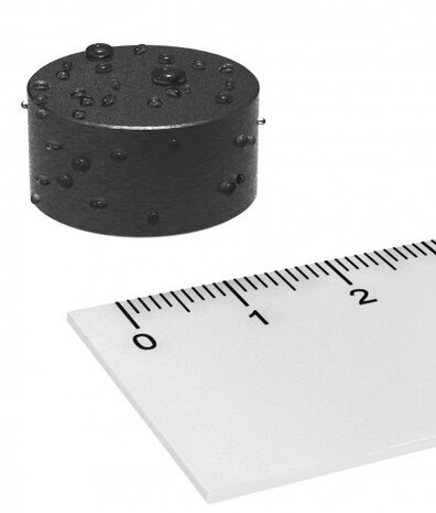 rubber magneet 22x11 mm neodymium