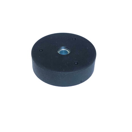 Ferriet rubber potmagneet 43 mm