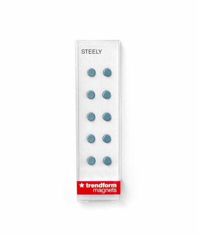 magneet steely zilverblauw 