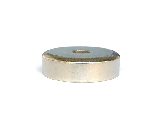 neodymium pot magneet schroefgat 25 mm