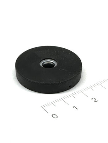 magneet rubber met schroefgat