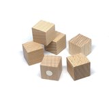 magneetblokjes hout