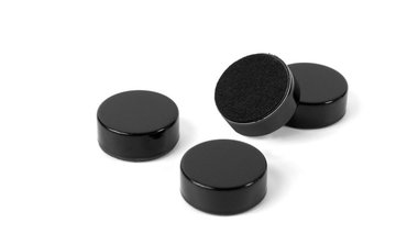 Magneet Disk - zwart extra sterke metalen magneten - set van 4 stuks