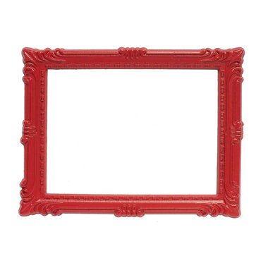 Magnetisch fotoframe kleur Rood  - klassiek