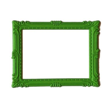 Magnetisch fotoframe kleur groen - klassiek