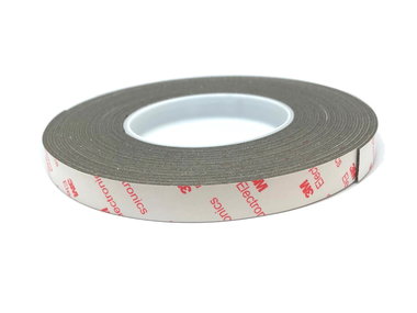 Neodymium magneetband 15 mm breed - 1,0 mm dik - rol 5,0 meter met sterke 3M klever - 245 g/cm²
