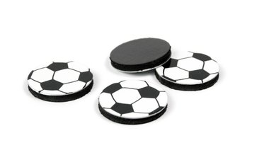 Voetbal magneten - Soccer 2 - set van 4 stuks