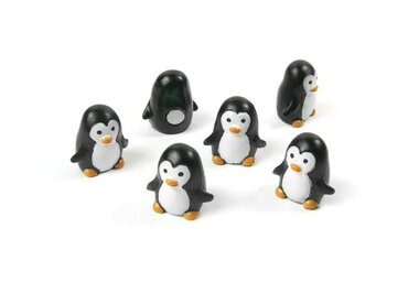 Leuke Pinguin magneetjes Pingu - set van 6 magneten
