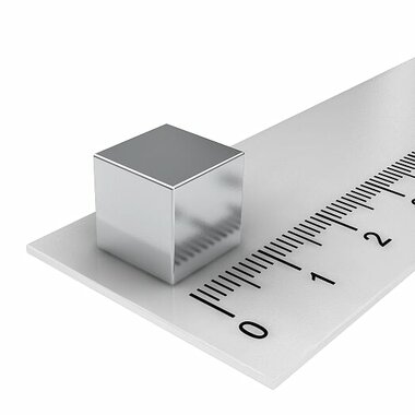 10x10x10 vernikkeld N52